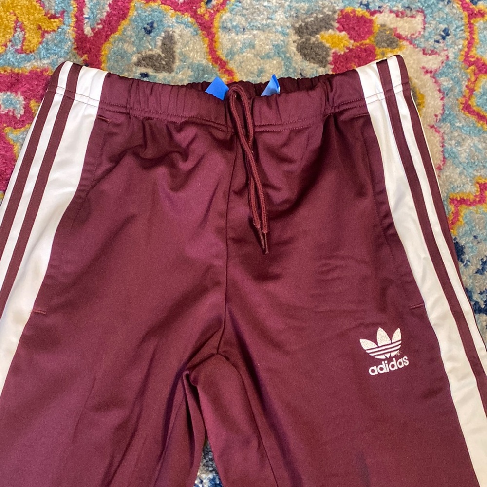 Adidas tear away track pants